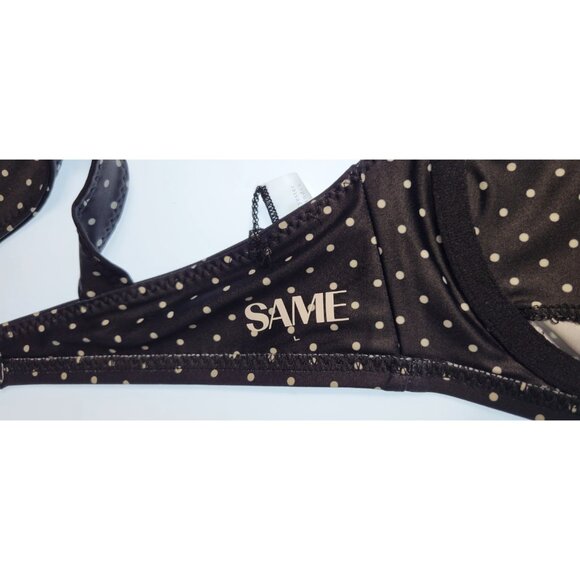 SAME LOS ANGELES 2 PC BIKINY WOMENS The Lady Bra Polka Dot Bottom High Weist L - Picture 8 of 10